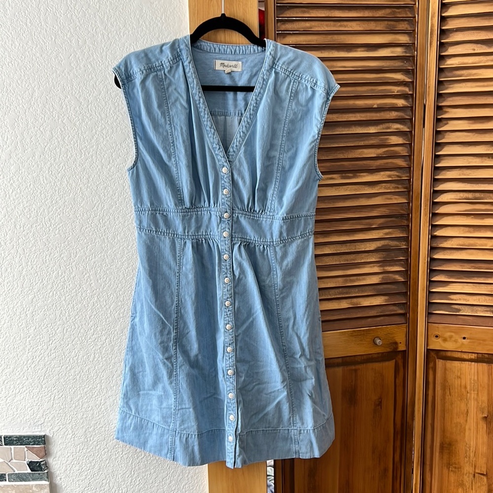 Madewell denim dress size 8